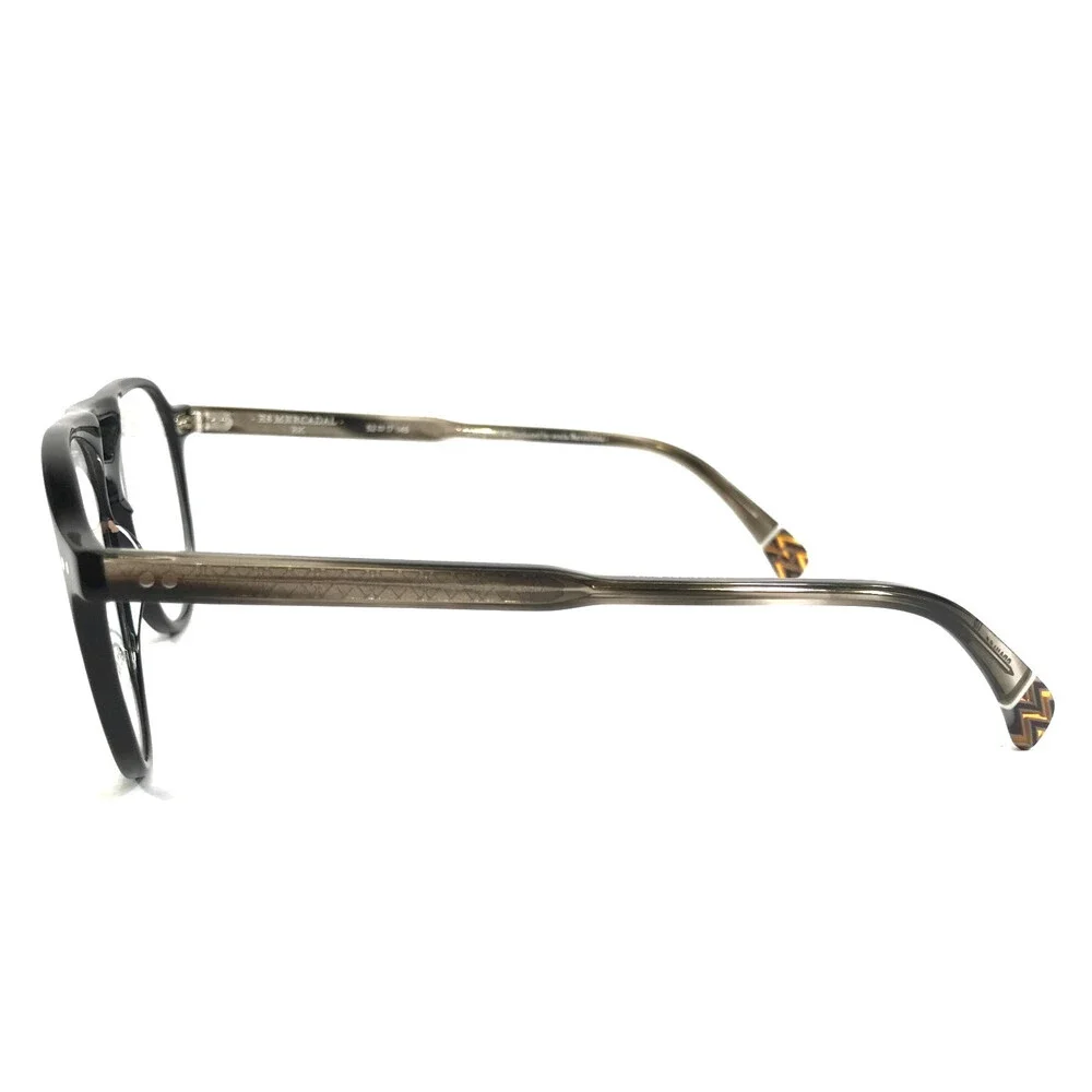 Etnia Barcelona Eyeglasses Frame ES MERCADAL BK Black Aviator Full Rim 52-17-145